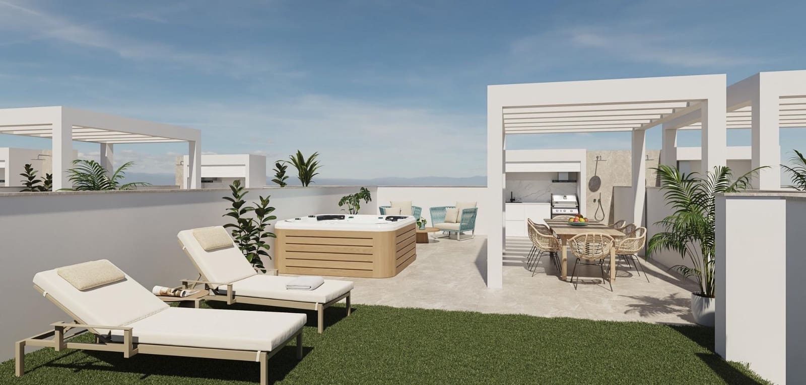 2 slaapkamer Bungalow te koop in Pilar de la Horadada met zwembad - € 255.000 (Ref: 9024900)