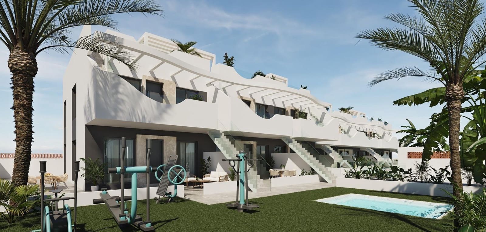 2 slaapkamer Bungalow te koop in Pilar de la Horadada met zwembad - € 255.000 (Ref: 9024900)