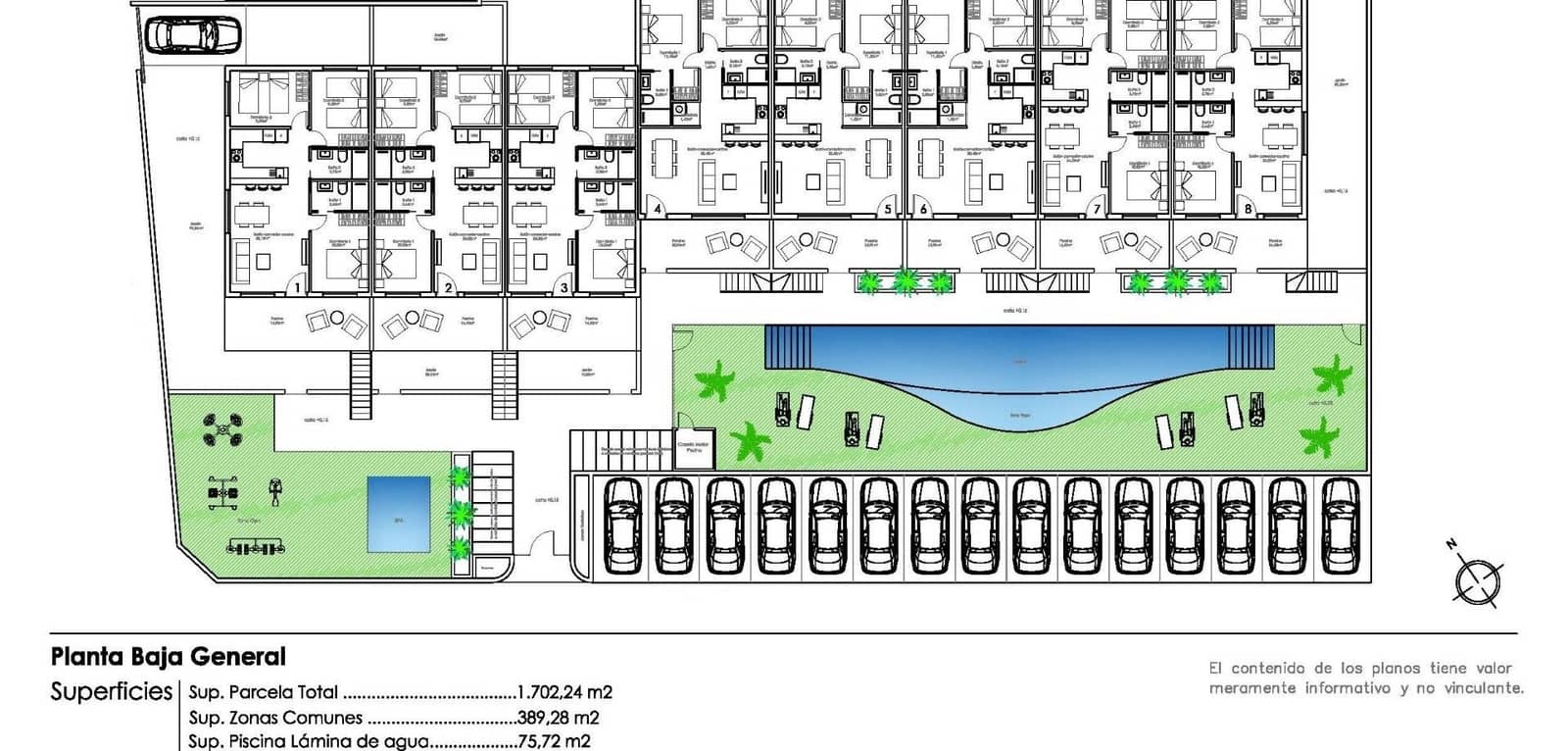 2 slaapkamer Bungalow te koop in Pilar de la Horadada met zwembad - € 255.000 (Ref: 9024900)