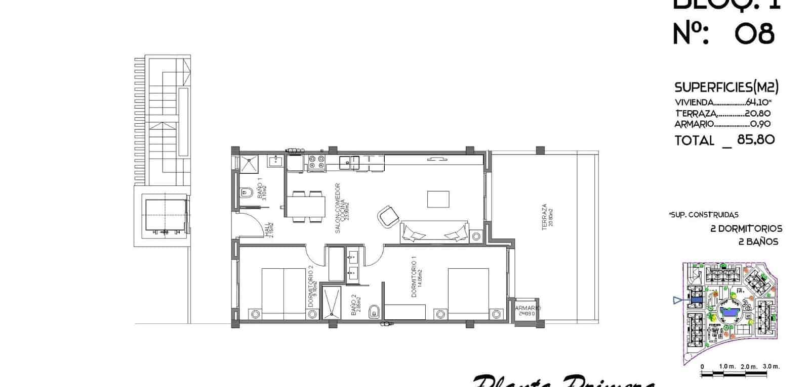 2 soveværelse Lejlighed til salg i El Raso med swimmingpool - € 222.000 (Ref: 9033500)