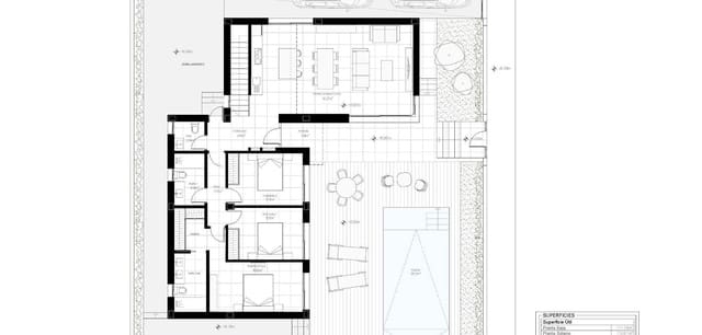 Chalet de 3 habitaciones en Torre-Pacheco en venta con piscina - 765.000 € (Ref: 9135164)