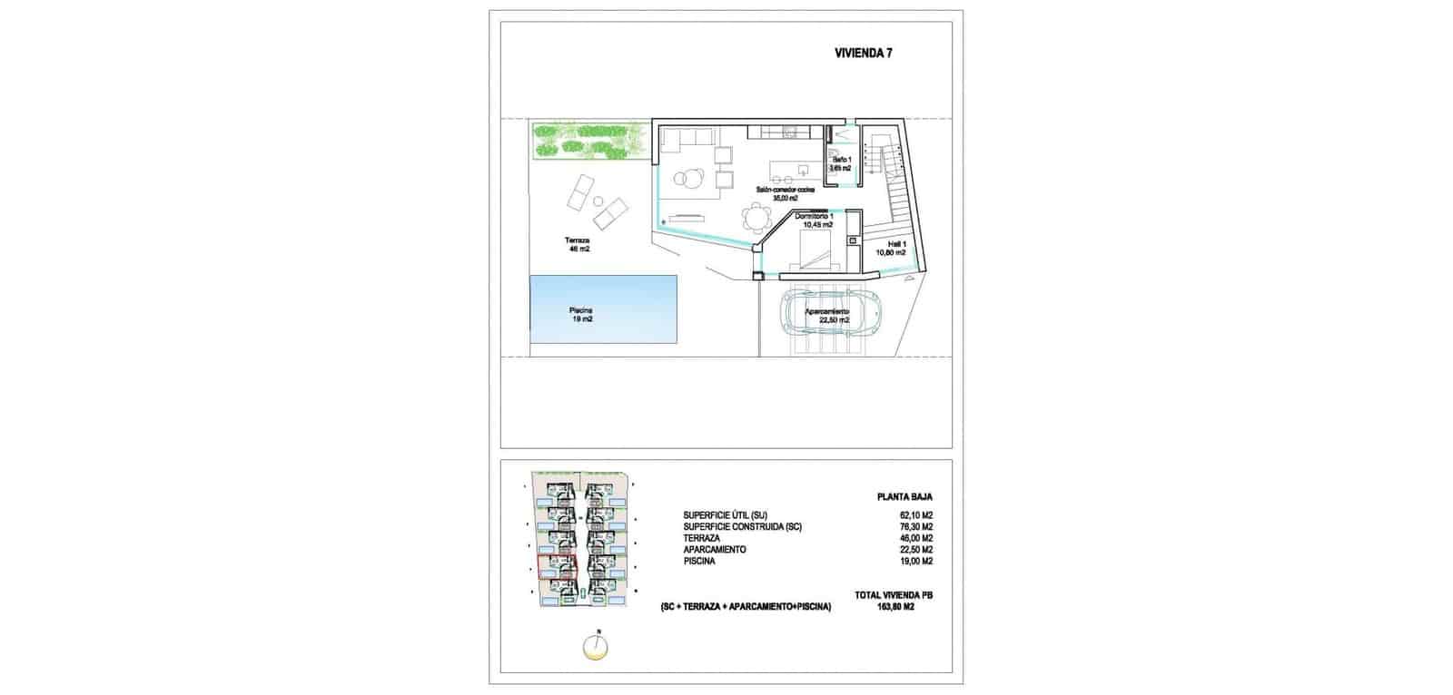 3 soveværelse Villa til salg i Los Altos med swimmingpool - € 509.000 (Ref: 9164117)