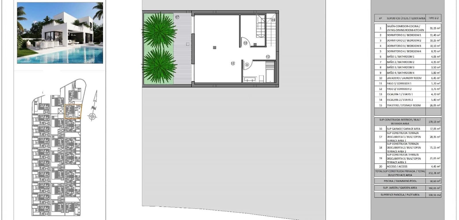 5 soverom Villa til salgs i Finestrat med svømmebasseng - € 698 000 (Ref: 9227596)