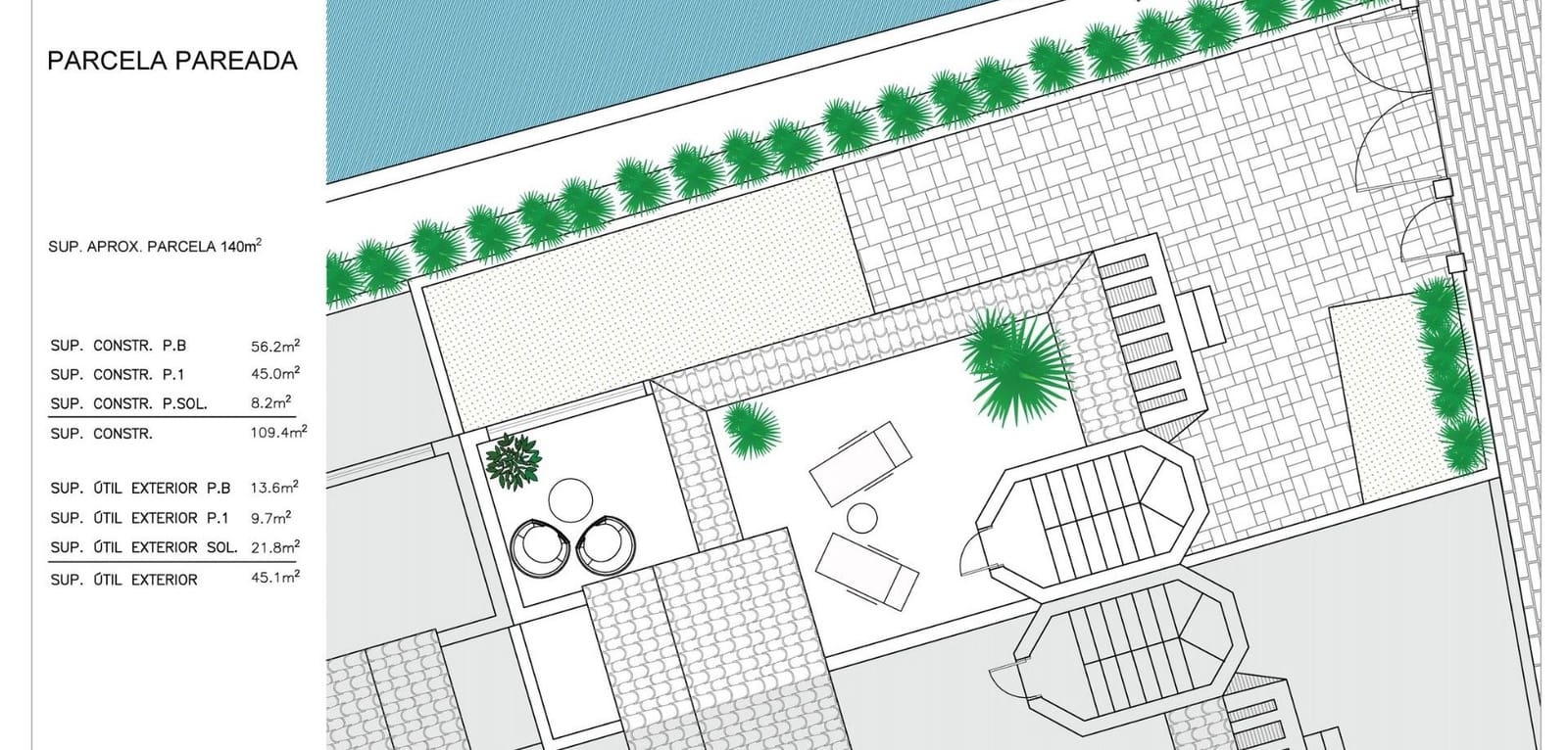 2 Zimmer Villa zu verkaufen in La Marina mit Pool - 280.000 € (Ref: 9248974)