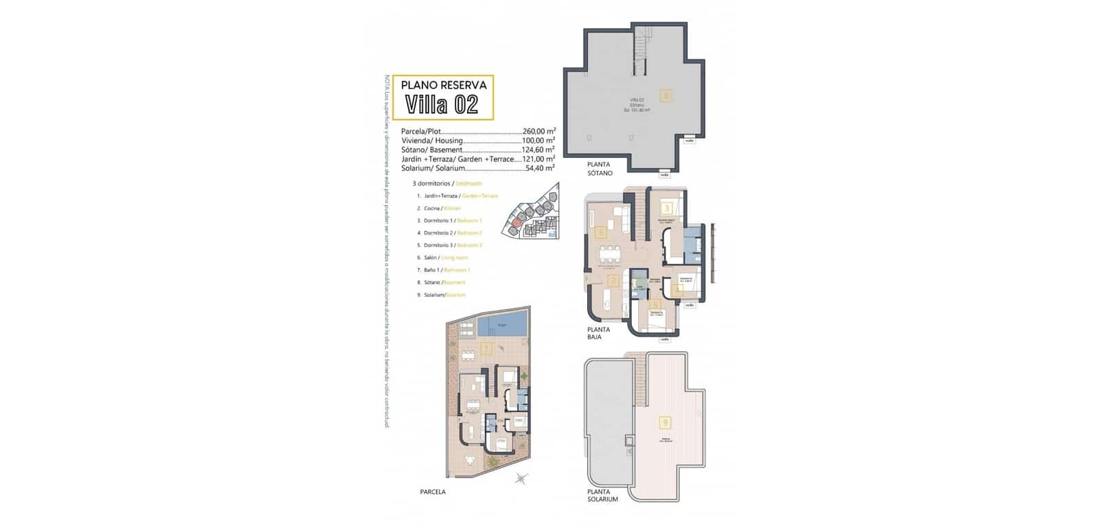 3 soveværelse Villa til salg i Los Alcazares med swimmingpool - € 589.900 (Ref: 9289513)