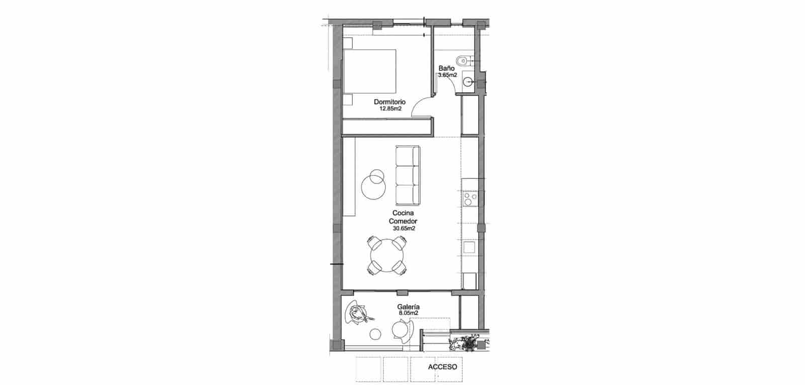 1 makuuhuone Huoneisto myytävänä paikassa Torrevieja - 168 000 € (Ref: 9289529)