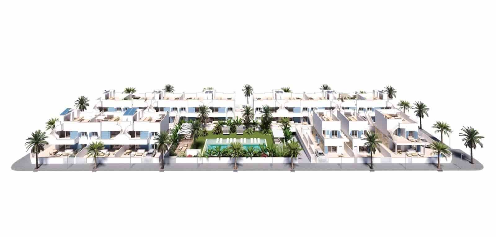 2 makuuhuone Bungalow myytävänä paikassa Torre de la Horadada mukana uima-altaan - 375 000 € (Ref: 9318135)