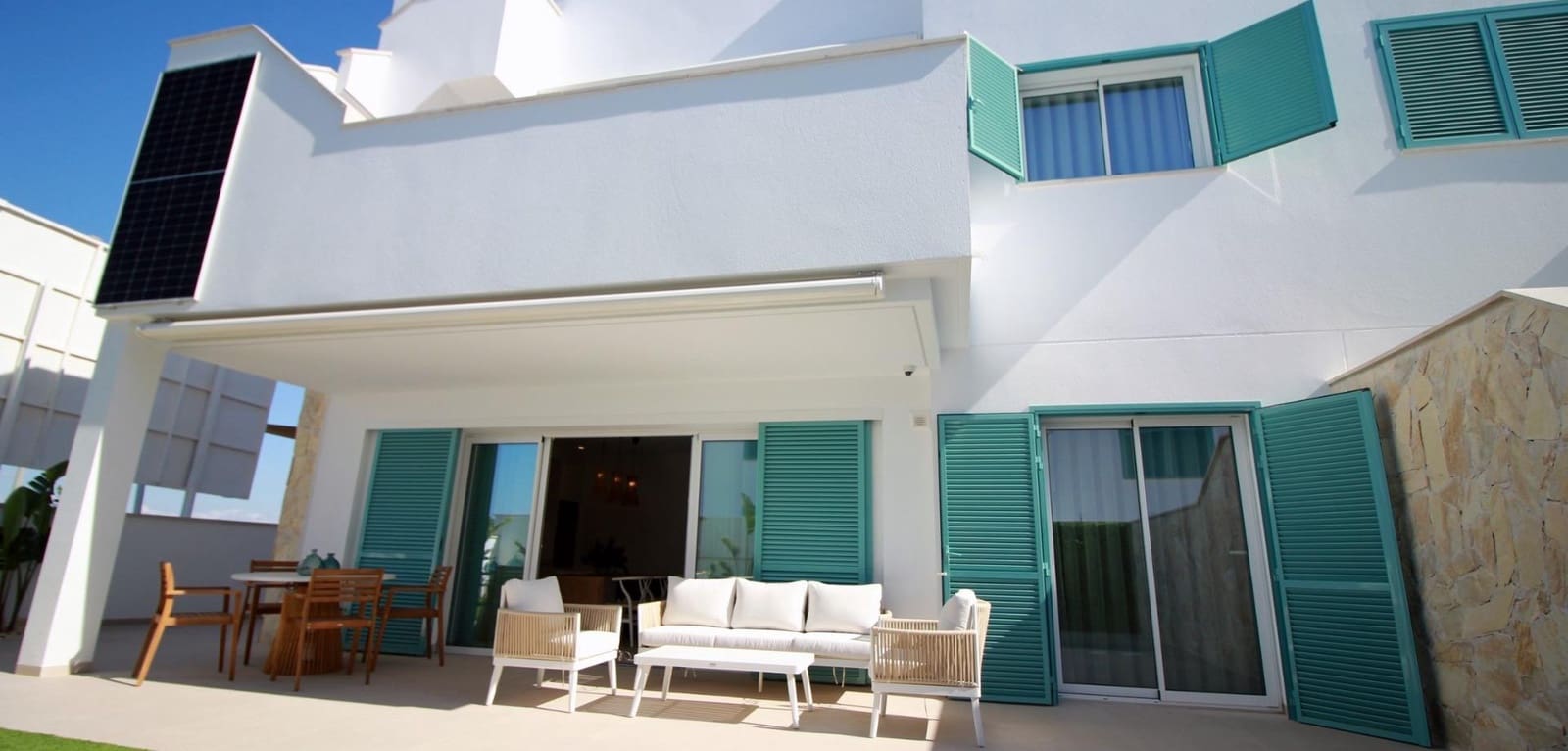 2 makuuhuone Bungalow myytävänä paikassa Torre de la Horadada mukana uima-altaan - 375 000 € (Ref: 9318135)