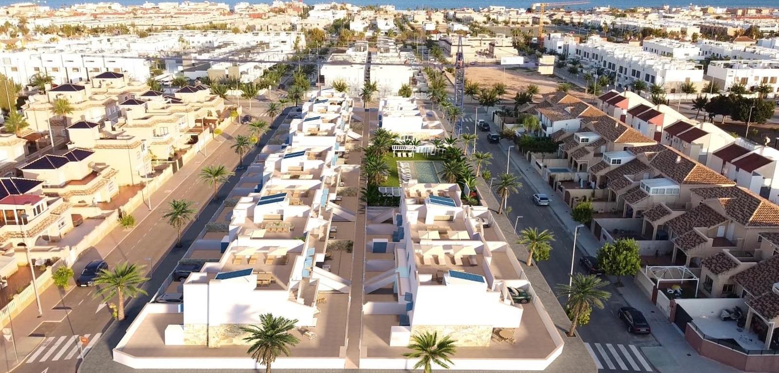 2 makuuhuone Bungalow myytävänä paikassa Torre de la Horadada mukana uima-altaan - 375 000 € (Ref: 9318135)