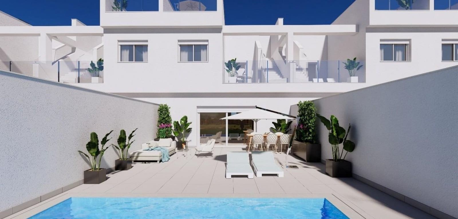 3 sypialnia Dom na sprzedaż w Los Alcazares z basenem - 357 000 € (Ref: 9356938)