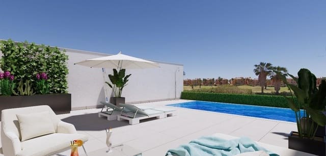 3 quarto Casa em Banda para venda em Las Lomas de Rame - Bahía Bella, Los Alcázares com piscina - 357 000 € (Ref: 9356938)