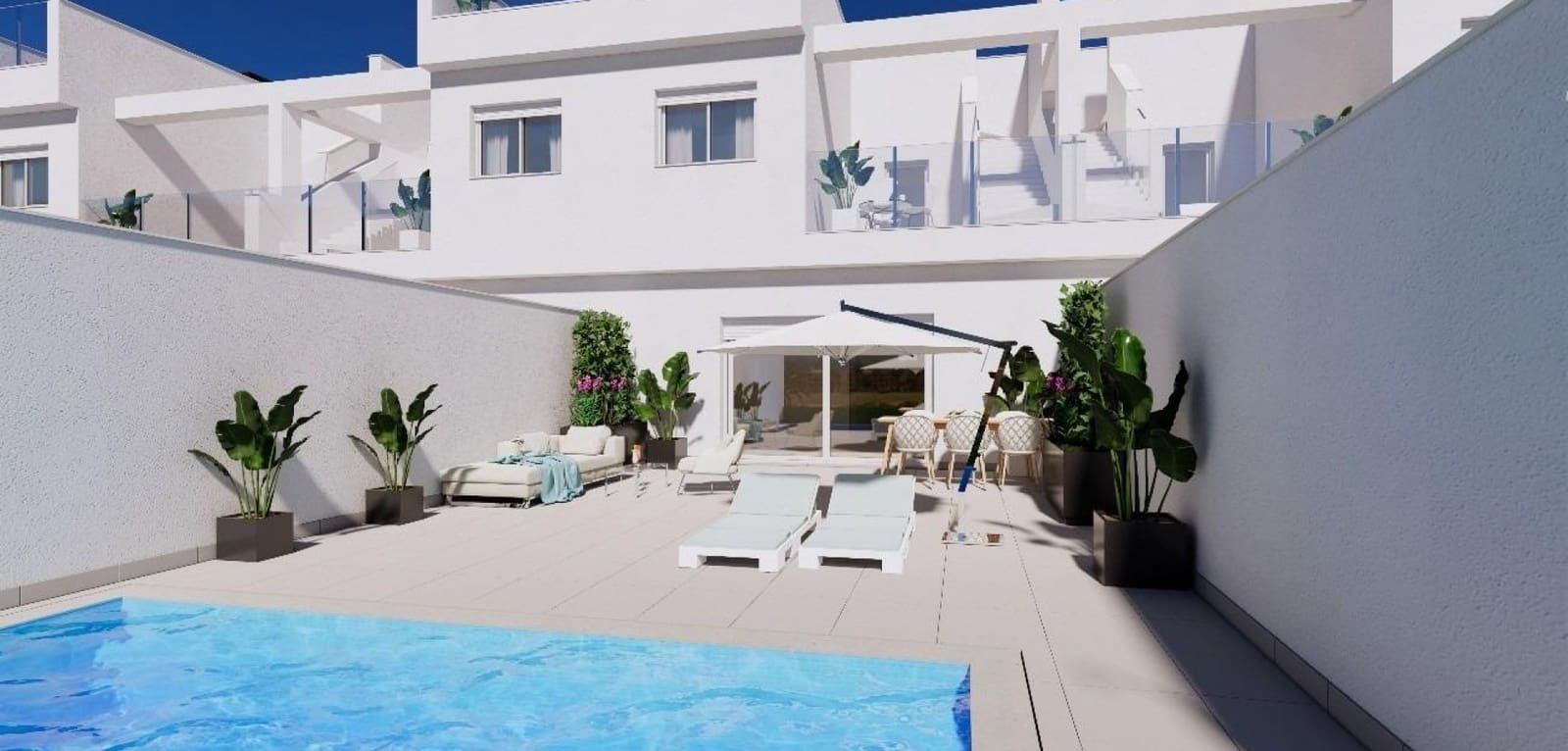 3 sypialnia Dom na sprzedaż w Los Alcazares z basenem - 357 000 € (Ref: 9356938)