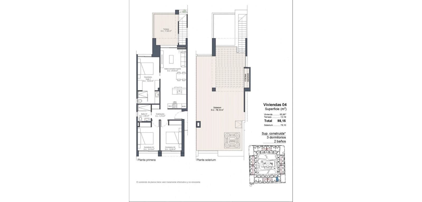 3 slaapkamer Bungalow te koop in Ciudad Quesada met zwembad - € 361.000 (Ref: 9360274)