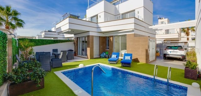 3 makuuhuone Huvila myytävänä paikassa Doña Pepa, Rojales mukana uima-altaan - 390 000 € (Ref: 9368957)