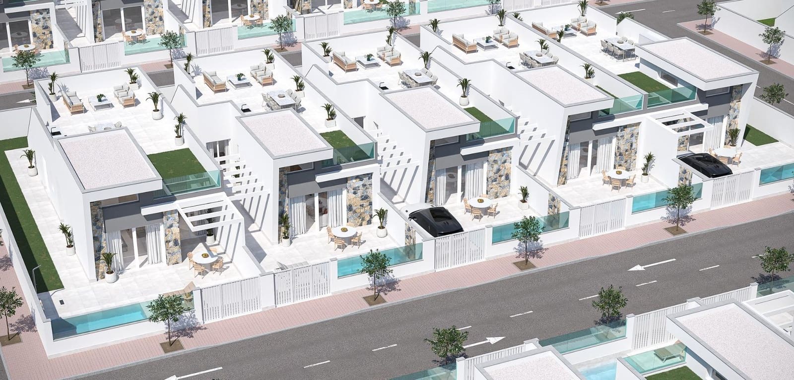 3 soveværelse Villa til salg i Los Alcazares med swimmingpool - € 392.000 (Ref: 9383589)