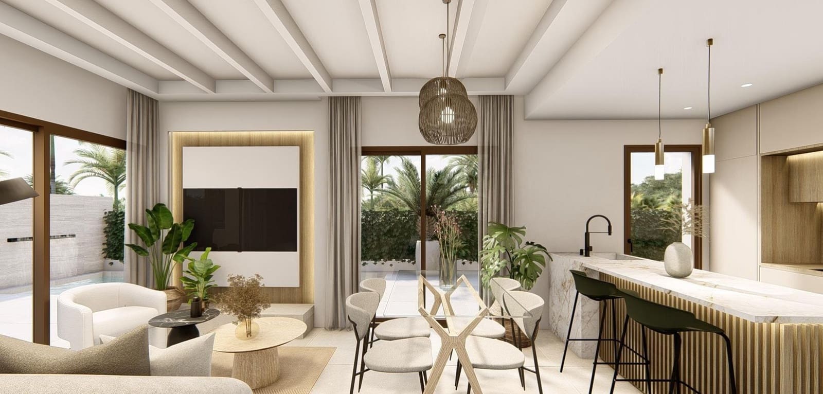 3 Zimmer Villa zu verkaufen in Ciudad Quesada mit Pool - 435.000 € (Ref: 9383590)