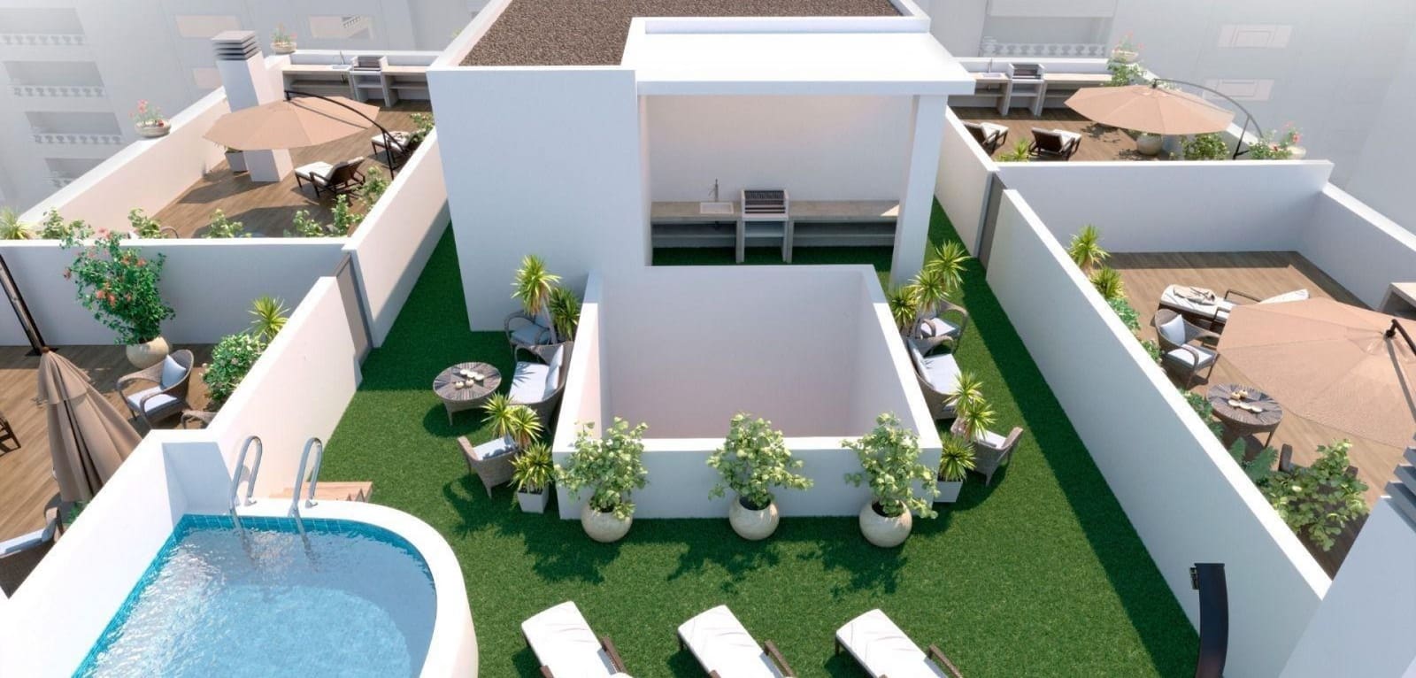 3 slaapkamer Appartement te koop in Torrevieja met zwembad - € 295.000 (Ref: 9414533)