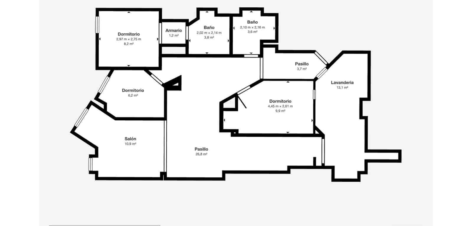 3 camera da letto Appartamento in vendita in Alicante citta - 370.000 € (Rif: 9417480)