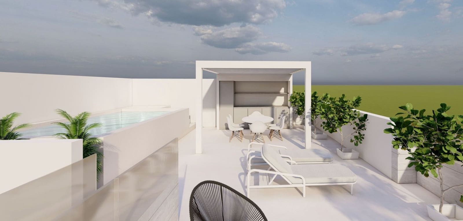 2 camera da letto Bungalow in vendita in Pilar de la Horadada con piscina - 359.000 € (Rif: 9445438)