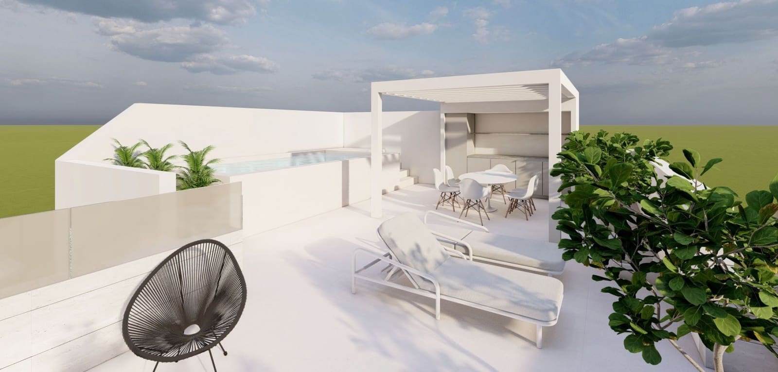 2 camera da letto Bungalow in vendita in Pilar de la Horadada con piscina - 359.000 € (Rif: 9445438)