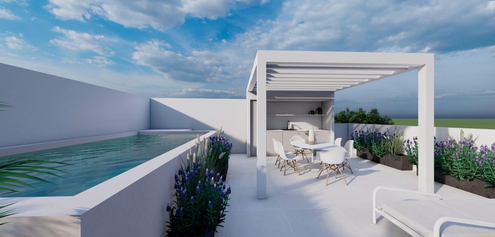 2 bedroom Bungalow for sale in Pilar de la Horadada with pool - € 359,000 (Ref: 9445438)