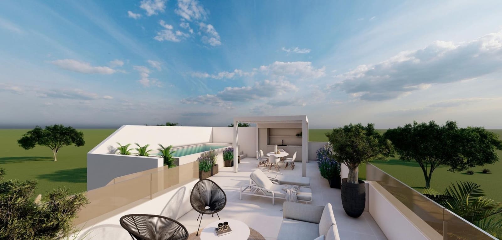 2 bedroom Bungalow for sale in Pilar de la Horadada with pool - € 359,000 (Ref: 9445438)