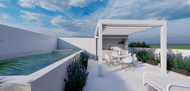 2 Zimmer Bungalow zu verkaufen in Pilar de la Horadada ciudad, Pilar de la Horadada mit Pool - 359.000 € (Ref: 9445438)