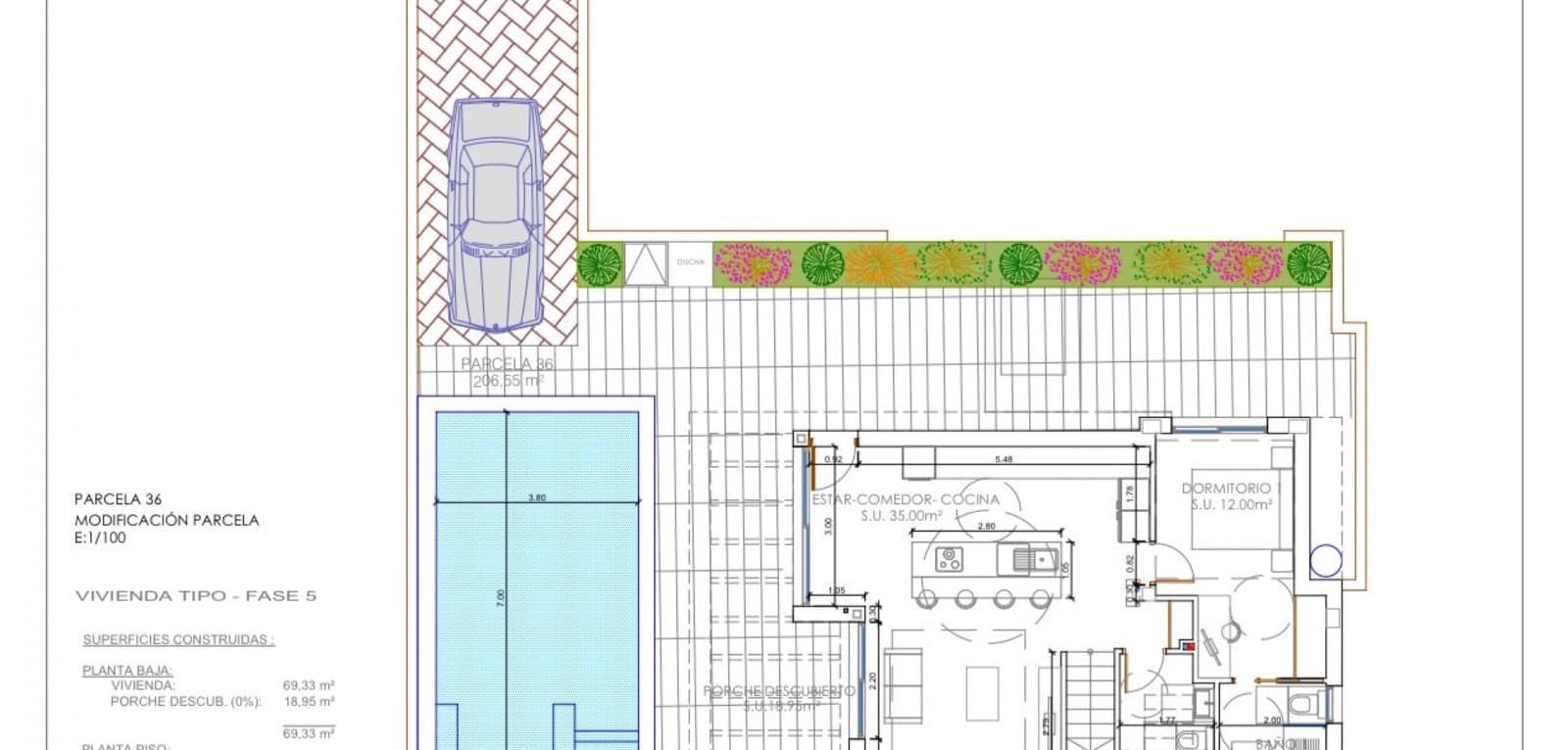 3 Zimmer Villa zu verkaufen in Los Montesinos mit Pool - 399.000 € (Ref: 9462830)