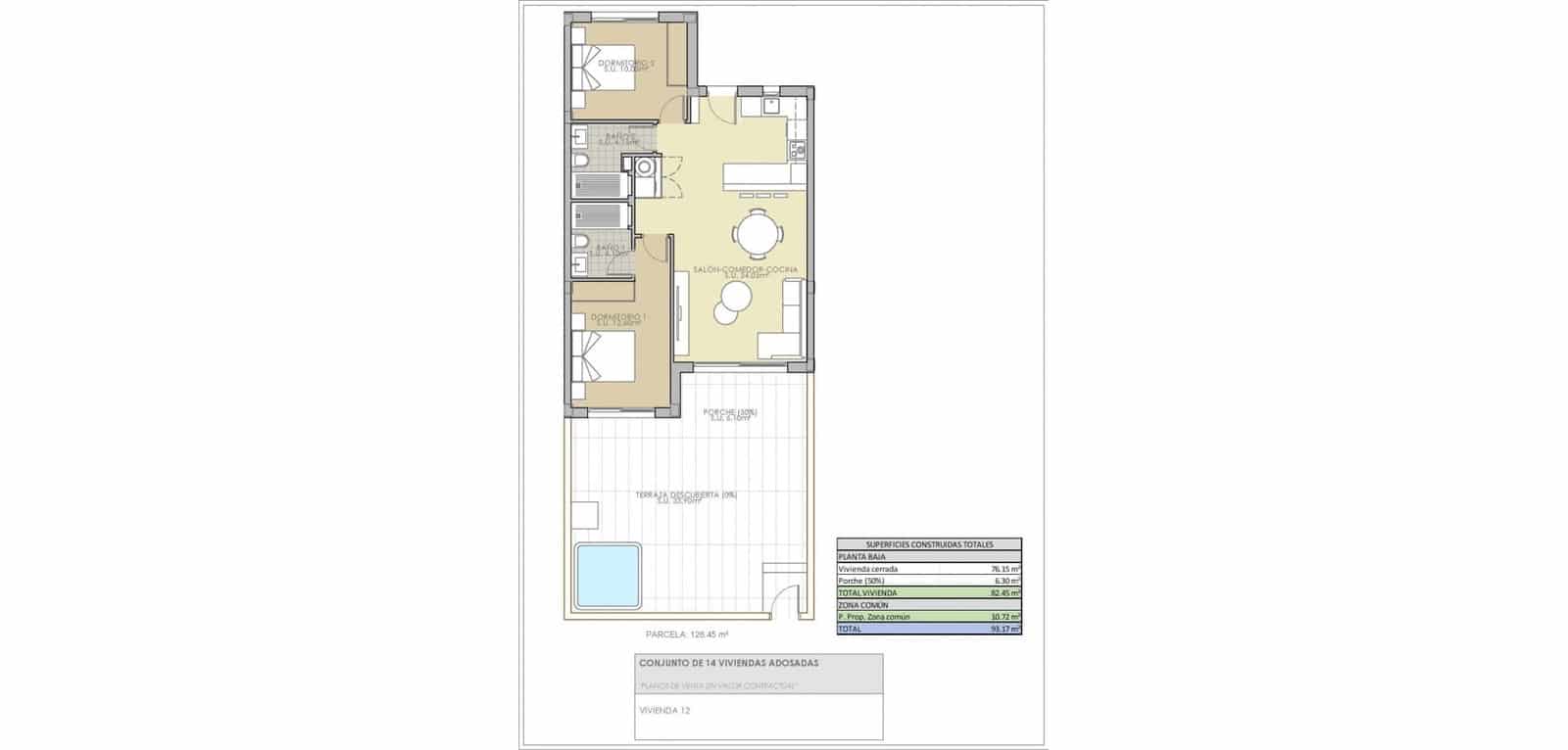 2 chambre Bungalow à vendre à Rojales - 260 900 € (Ref: 9471013)