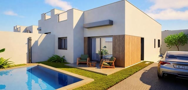 3 bedroom Villa for sale in Mazarrón ciudad, Mazarrón with pool - € 229,000 (Ref: 9481439)