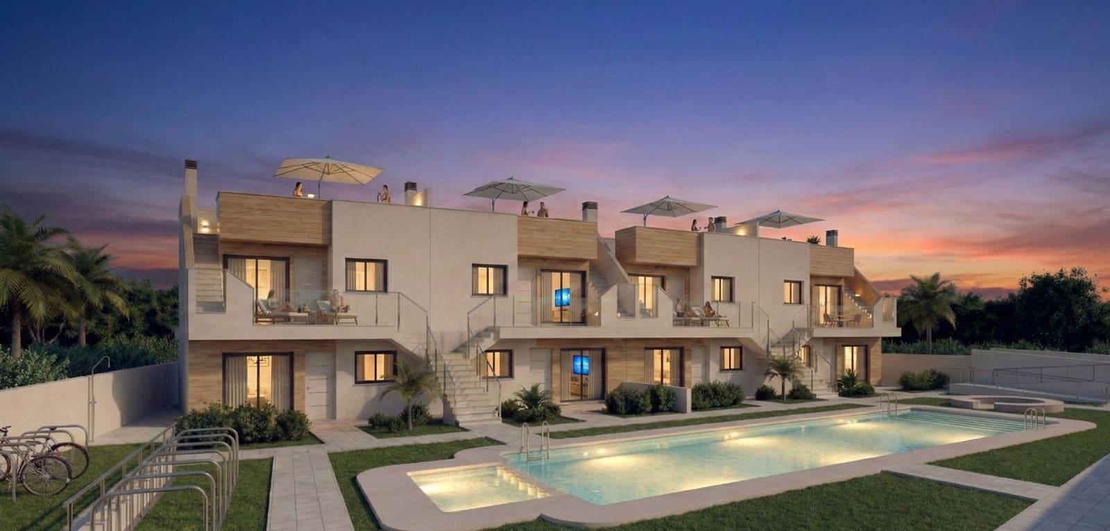 3 soveværelse Bungalow til salg i San Javier med swimmingpool - € 258.900 (Ref: 9569256)