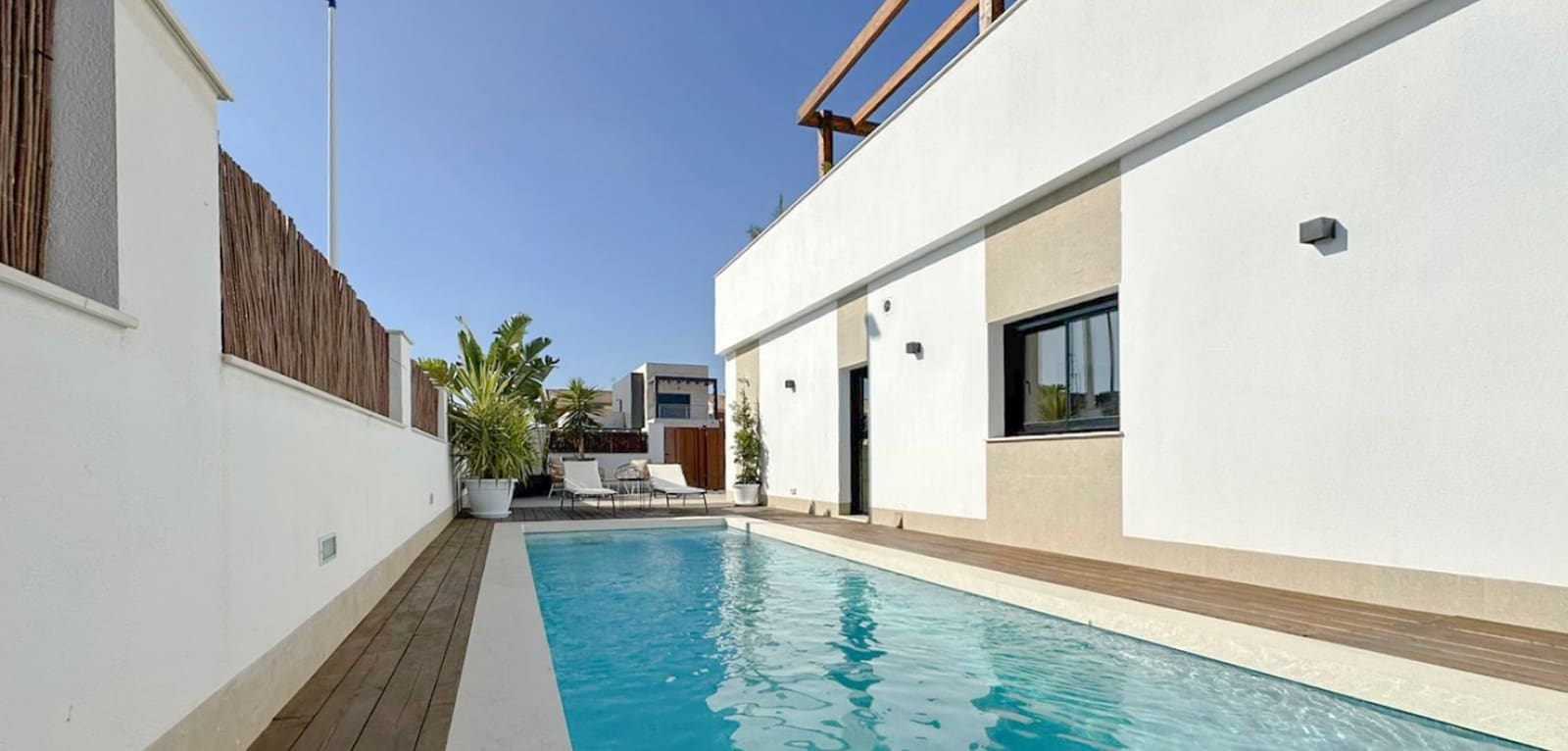 2 bedroom Semi-detached Villa for sale in Santiago de la Ribera with pool - € 499,000 (Ref: 9669192)