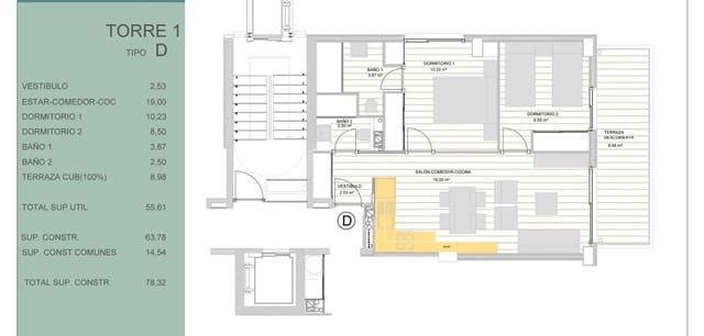 2 soverom Leilighet til salgs i Puerto Deportivo, Guardamar del Segura med svømmebasseng - € 245 000 (Ref: 9784308)