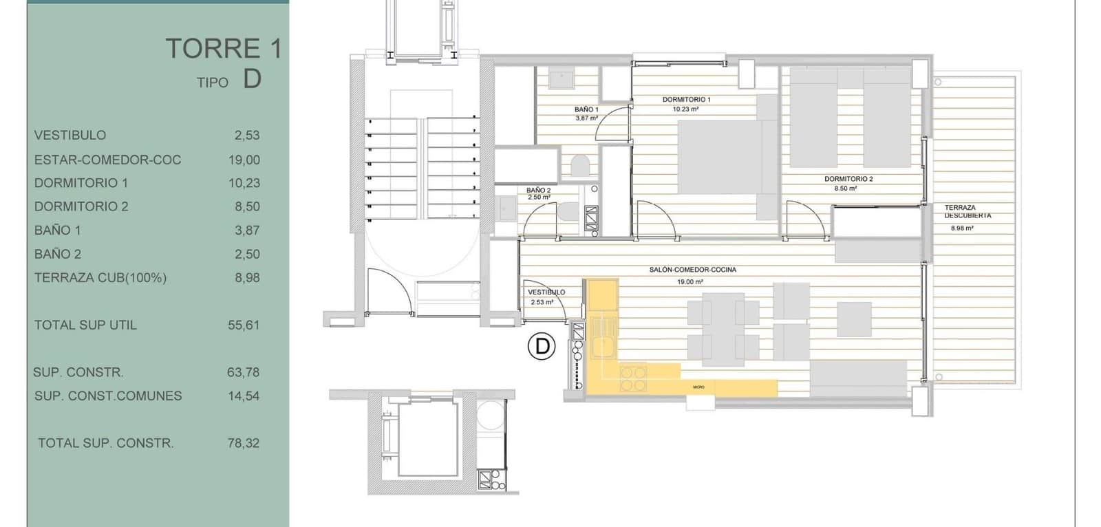 2 camera da letto Appartamento in vendita in Guardamar del Segura con piscina - 245.000 € (Rif: 9784308)