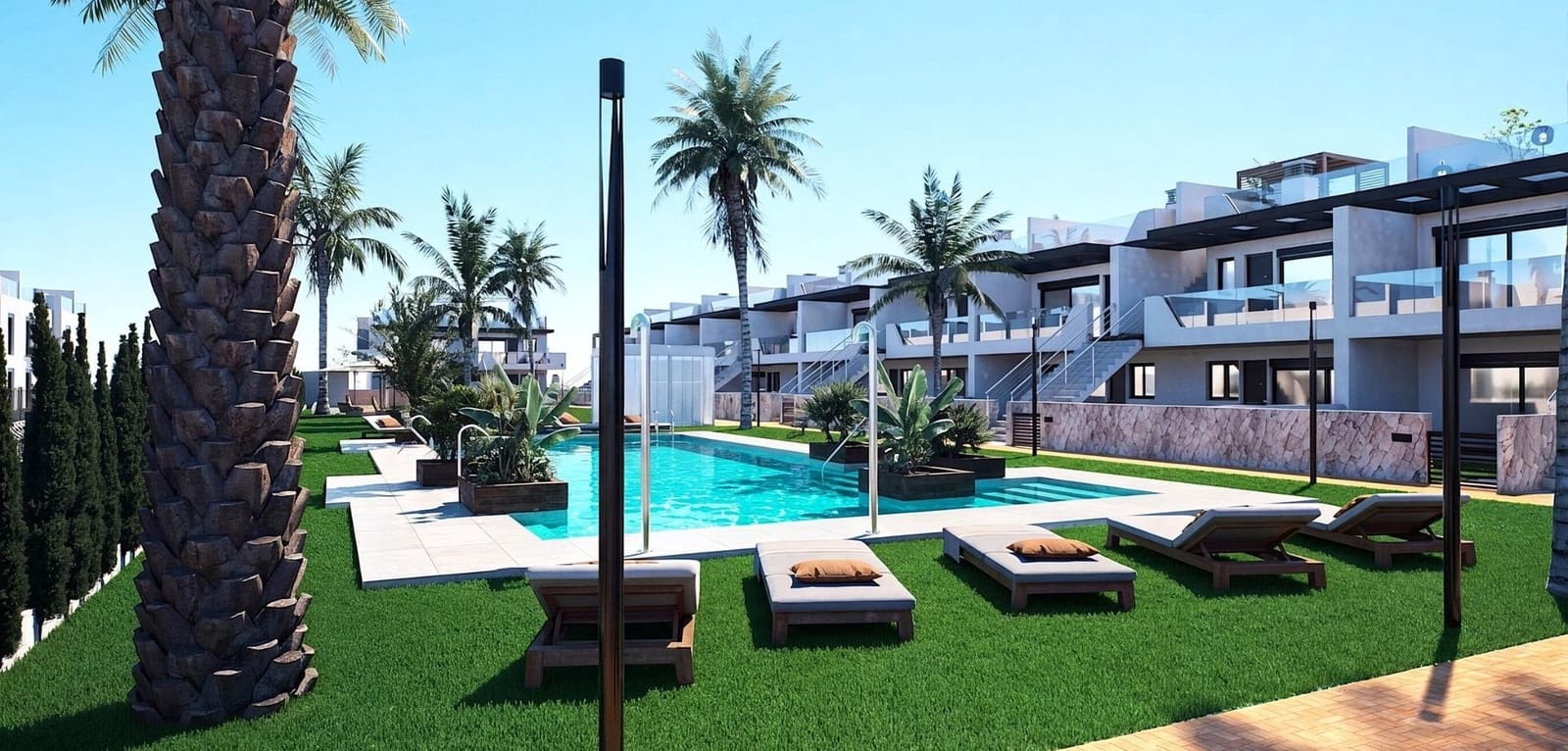 3 sovrum Bungalow till salu i Pilar de la Horadada med pool - 375 000 € (Ref: 9925150)