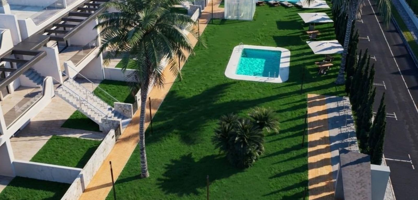 3 sovrum Bungalow till salu i Pilar de la Horadada med pool - 375 000 € (Ref: 9925150)