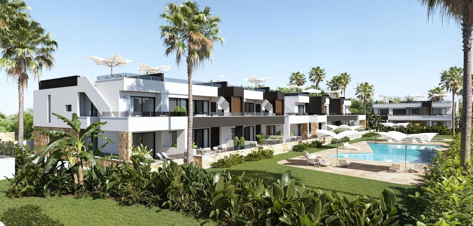 2 sovrum Bungalow till salu i Ciudad Quesada med pool - 314 000 € (Ref: 9944715)