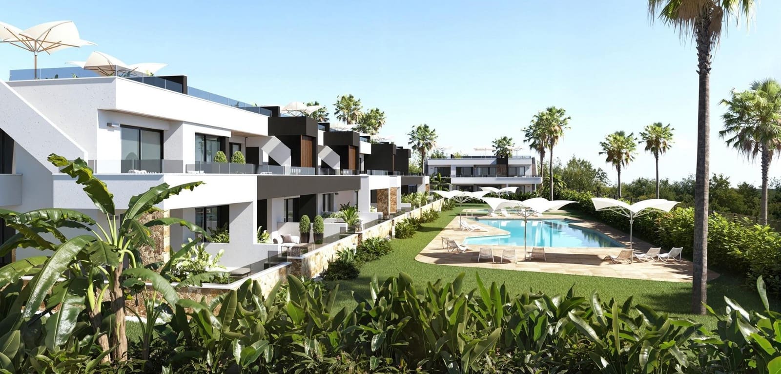 2 sovrum Bungalow till salu i Ciudad Quesada med pool - 314 000 € (Ref: 9944715)