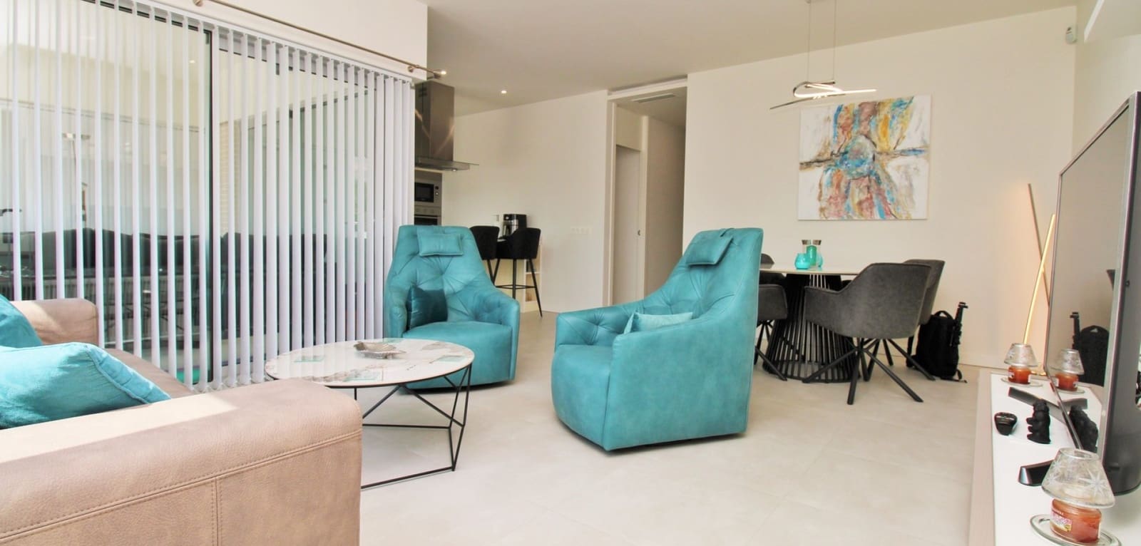 2 makuuhuone Huoneisto myytävänä paikassa Los Dolses mukana uima-altaan - 249 950 € (Ref: 9946045)