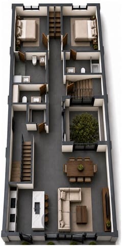3 makuuhuone Kattohuoneisto myytävänä paikassa Capdepera mukana uima-altaan 
autotalli - 695 000 € (Ref: 10041847)