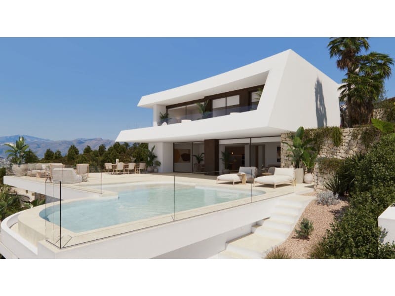 4 sypialnia Willa na sprzedaż w Cumbre del Sol z basenem garażem - 2 600 000 € (Ref: 10005286)
