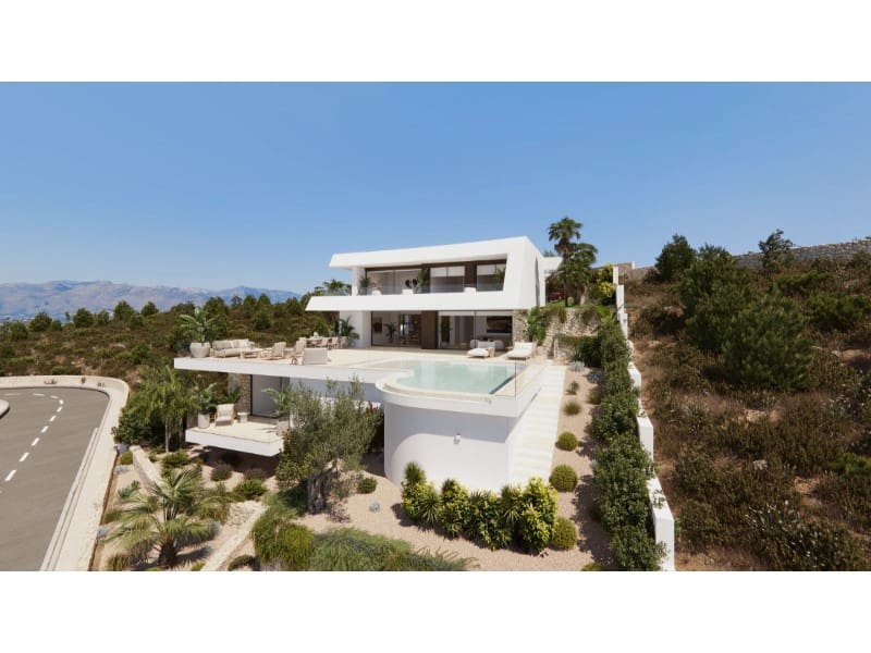 4 sypialnia Willa na sprzedaż w Cumbre del Sol z basenem garażem - 2 600 000 € (Ref: 10005286)