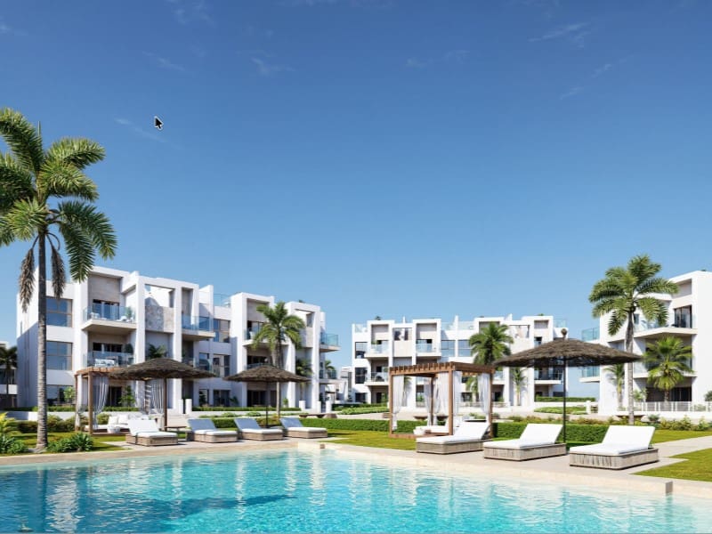 2 bedroom Flat for sale in Los Alcazares with pool garage - € 309,000 (Ref: 10031665)