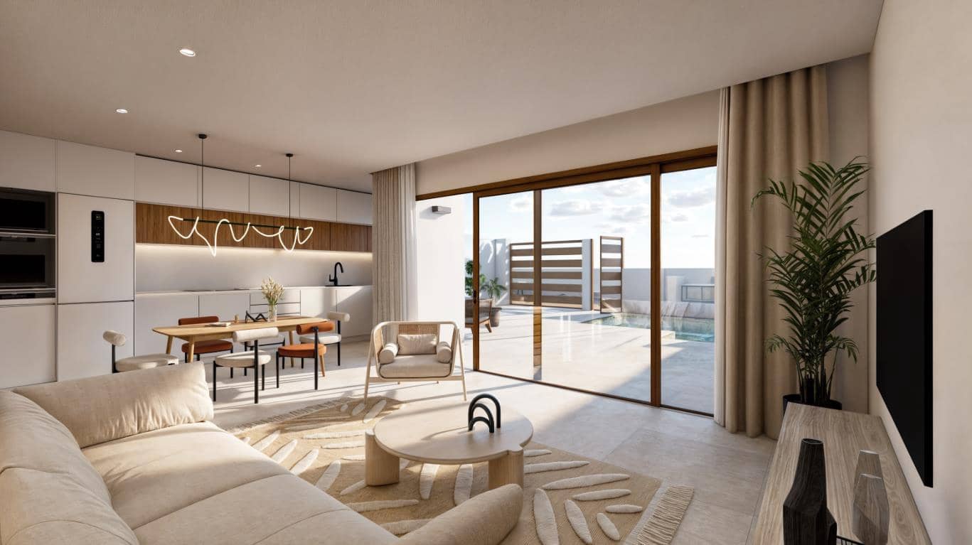 2 bedroom Villa for sale in Torre-Pacheco with pool - € 264,900 (Ref: 9341857)