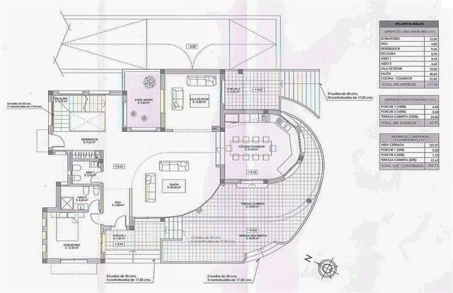 5 sovrum Villa till salu i Alfaz del Pi / L'Alfàs del Pi med pool - 1 250 000 € (Ref: 9591911)