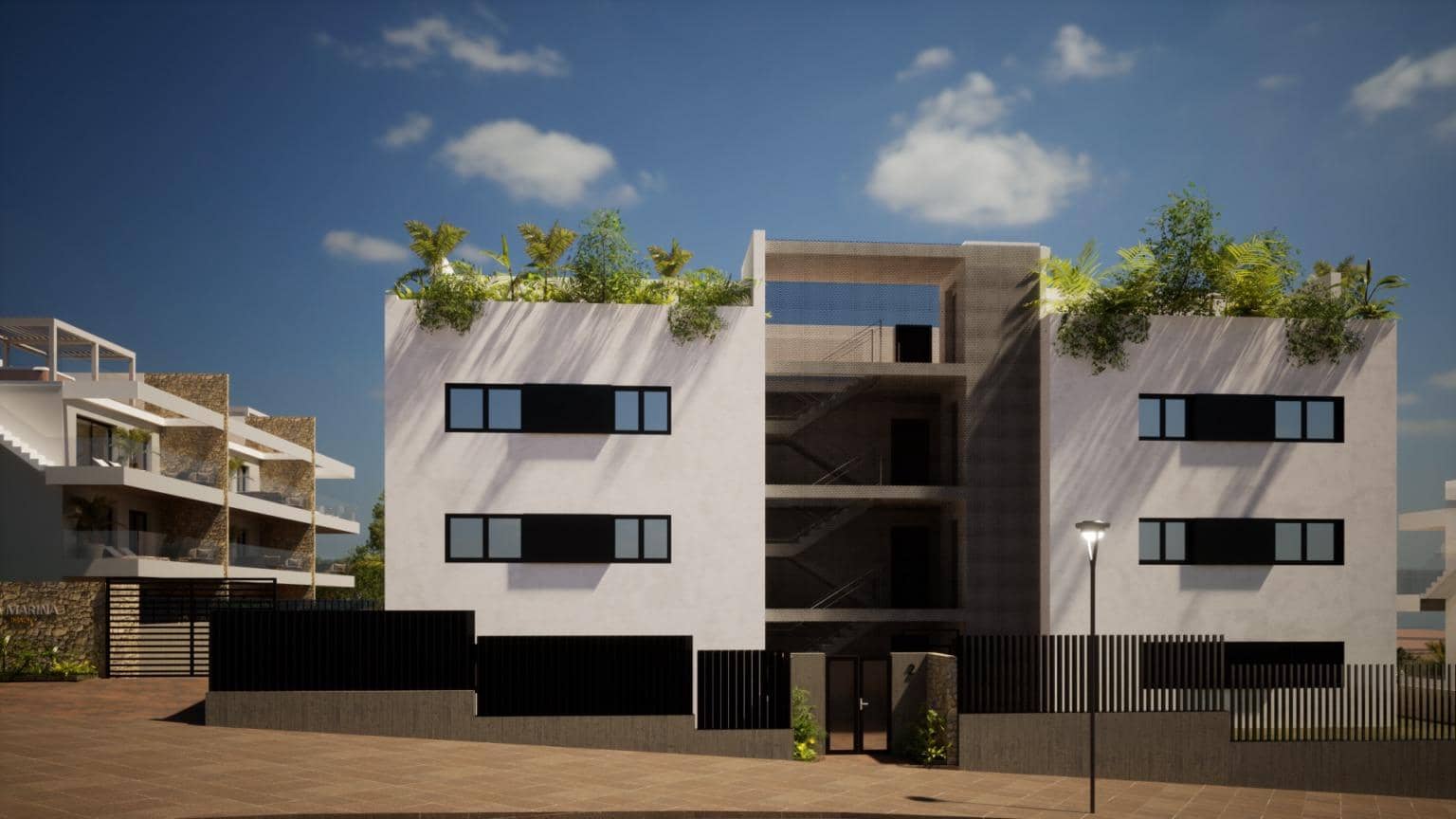 2 makuuhuone Huoneisto myytävänä paikassa Finestrat mukana uima-altaan - 345 000 € (Ref: 9591912)