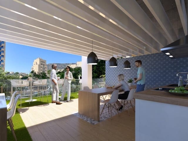 2 soveværelse Lejlighed til salg i Maryvilla, Calpe / Calp med swimmingpool - € 479.000 (Ref: 9591913)