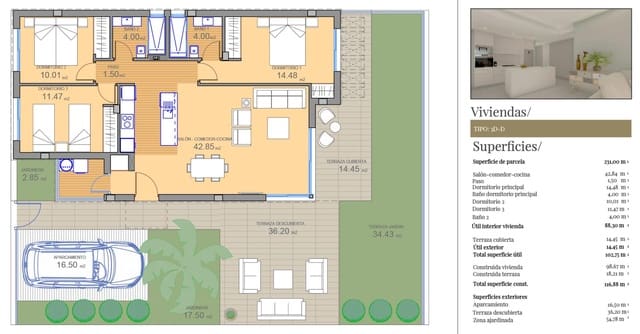 3 slaapkamer Villa te koop in Polop met zwembad - € 470.000 (Ref: 9600061)