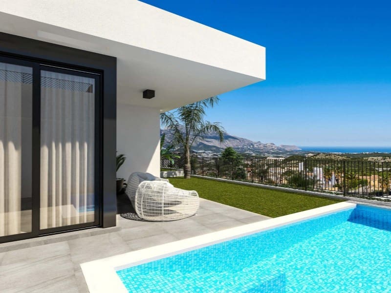 3 soveværelse Villa til salg i Polop med swimmingpool - € 470.000 (Ref: 9600061)