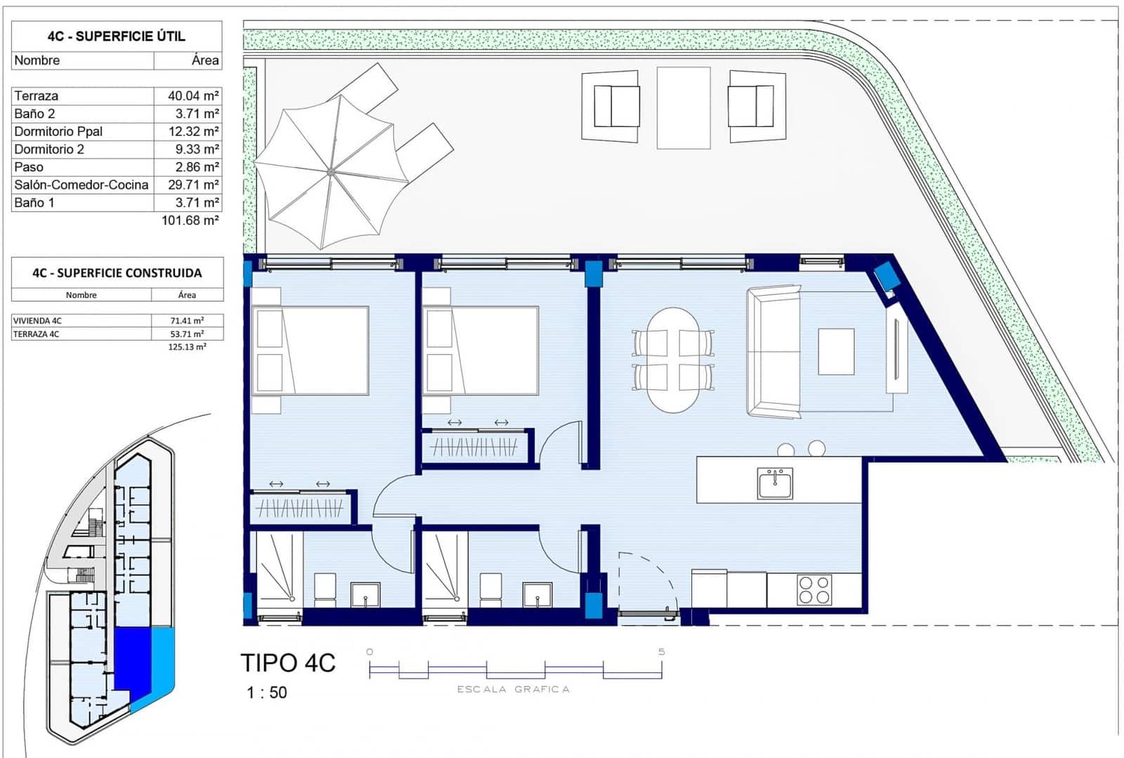 2 sypialnia Apartament na sprzedaż w Alfaz del Pi / L'Alfas del Pi z basenem - 435 000 € (Ref: 9618623)